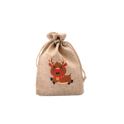 Bolsa de Algodón Navideña con Estampado en Calor y Cierre Superior - Image 10