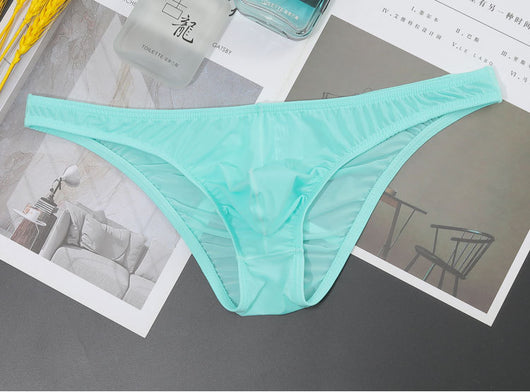 Bóxer Transparente Hombre Cintura Baja Seda Hielo Ultrafino Tanga - Image 12
