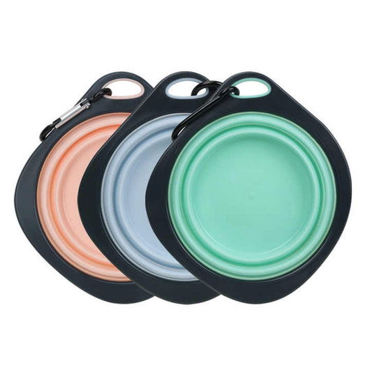 Comedero Plegable Portátil para Mascotas - Tazón de Viaje Multicolor para Perros y Gatos - Image 4