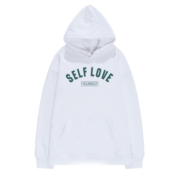 Sudadera con Capucha de Color Sólido para Mujer - Image 3