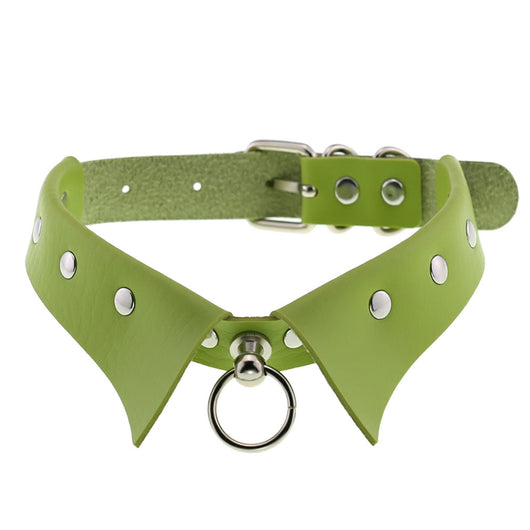 Collar Punk de Cuero Personalizado - Diseño Minimalista y Moderno - Image 40