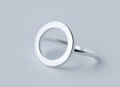 Anillo de Plata 925 con Diseño Geométrico Circular - Image 11