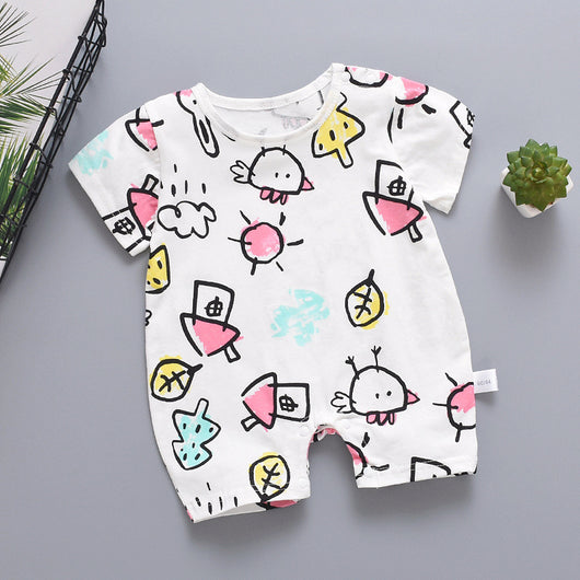 Mono Corto de Verano para Bebé con Estampado Infantil - Image 3