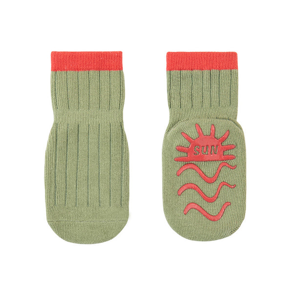 Calcetines para Bebé de Algodón Peinado con Diseños Animados Antideslizantes