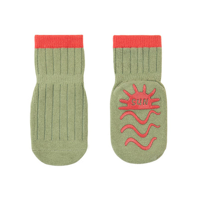 Calcetines para Bebé de Algodón Peinado con Diseños Animados Antideslizantes