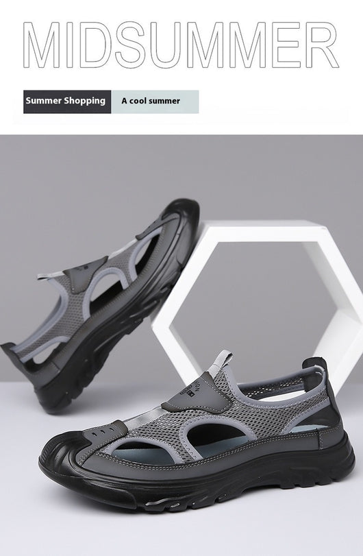 Sandalias Hombre Verano Malla Transpirable Comodas Casuales Playa - Image 11