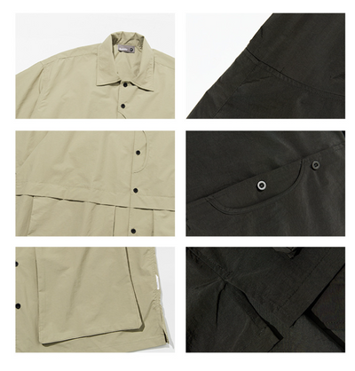 Camisa Manga Corta Versátil para Hombre - Ideal para Montaña y Verano - Image 18