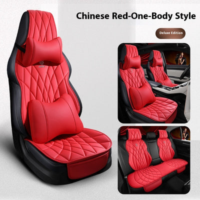 Funda de Asientos de Cuero Premium para Auto - Juego Completo 5 Plazas - Image 15