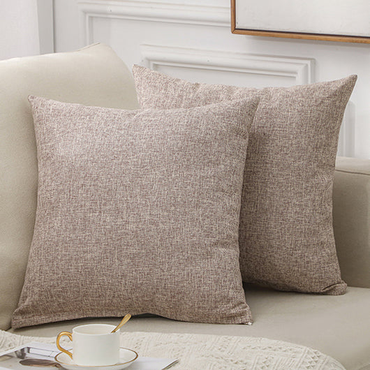 Almohada de Lino y Algodón para Sofá - Diseño Liso y Elegante - Image 12