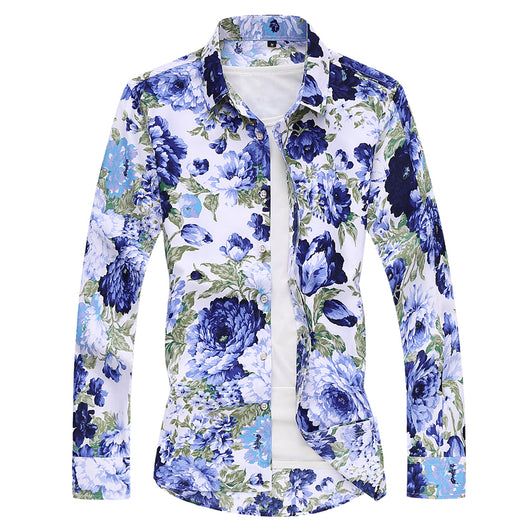 Camisa Estampada para Hombre Talla Grande - Colección Verano - Image 8