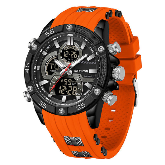 Reloj Electrónico Multifuncional para Hombre Resistente al Agua con Luz Nocturna y Alarma - Image 13