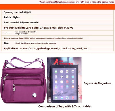 Bolso Bandolera de Nylon Ligero para Mujer - Image 18