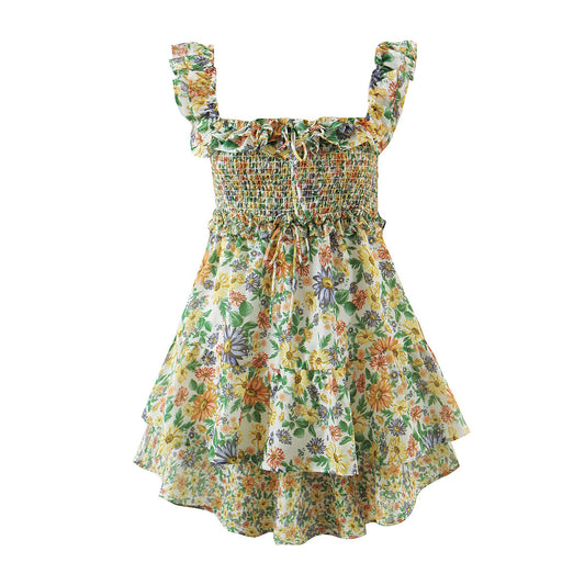 Vestido Sin Mangas Ajustado con Estampado y Detalles Recortados - Image 2