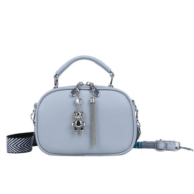 Bolso Cuadrado Pequeño con Costura Decorativa para Mujer - Image 6