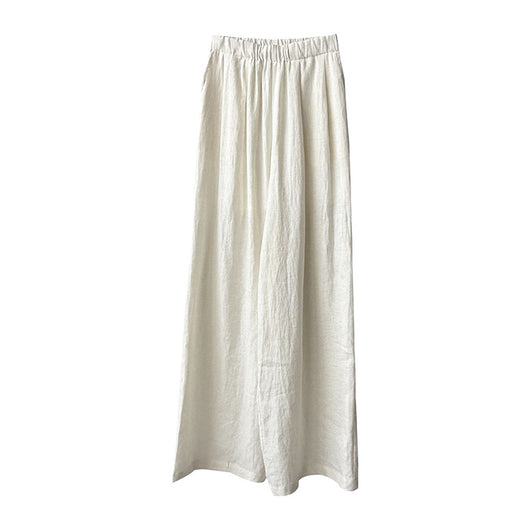 Pantalón Drapeado Slim Cintura Alta con Pierna Ancha - Image 6