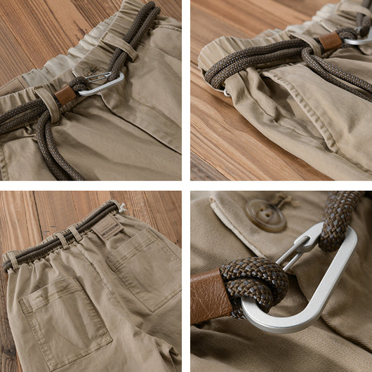 Pantalones Overol Japoneses Holgados para Hombre - Image 4