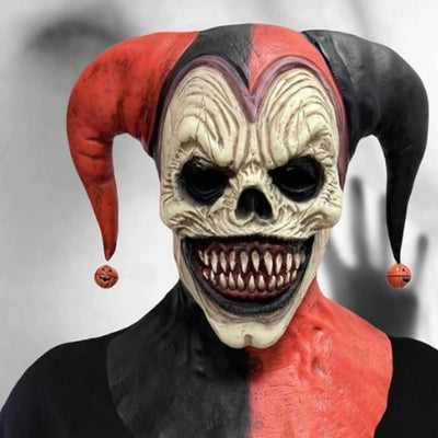 Máscara de Payaso Cómica con Nariz Roja para Halloween - Image 10