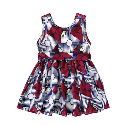 Conjunto Vestido y Cinturón para Niñas - Dos Piezas - Image 3