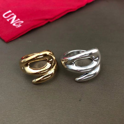 Anillo Irregular Minimalista Estilo Europeo y Americano