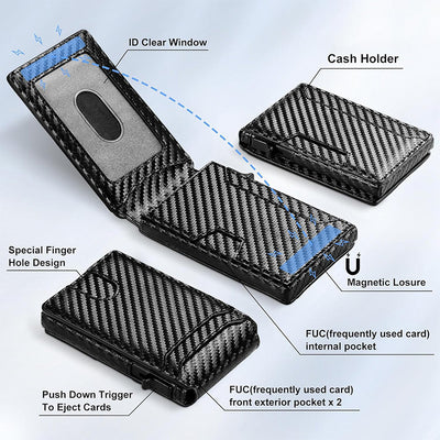 Billetera Tipo Clip Multifuncional para Hombre - Organizador de Tarjetas - Image 3