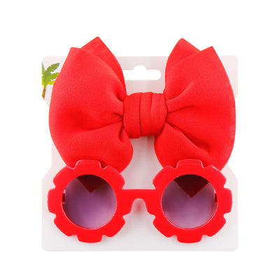 Set de Gafas de Sol Infantiles con Vincha de Moño - Protección y Estilo - Image 10