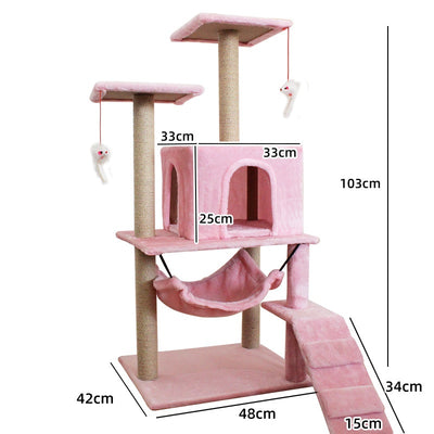 Árbol Rascador para Gatos con Torre de Escalada Espada - Image 7
