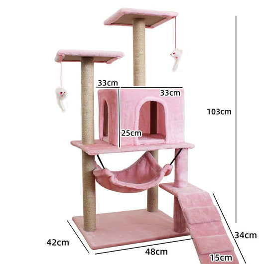 Árbol Rascador para Gatos con Torre de Escalada Espada - Image 7