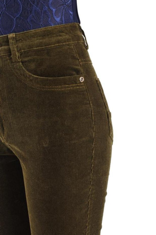 Pantalones de Pana Talle Alto Mujer - Corte Recto - Image 15