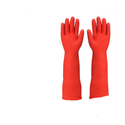 Guantes de Goma Impermeables Largos para Lavar Platos - Image 2