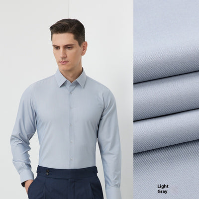Camisa de Seda de Morera para Hombre - Impermeable y Sin Planchado - Image 14
