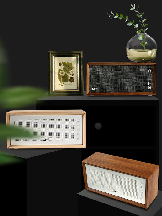 Parlante Bluetooth Retro de Madera con Subwoofer - Image 8
