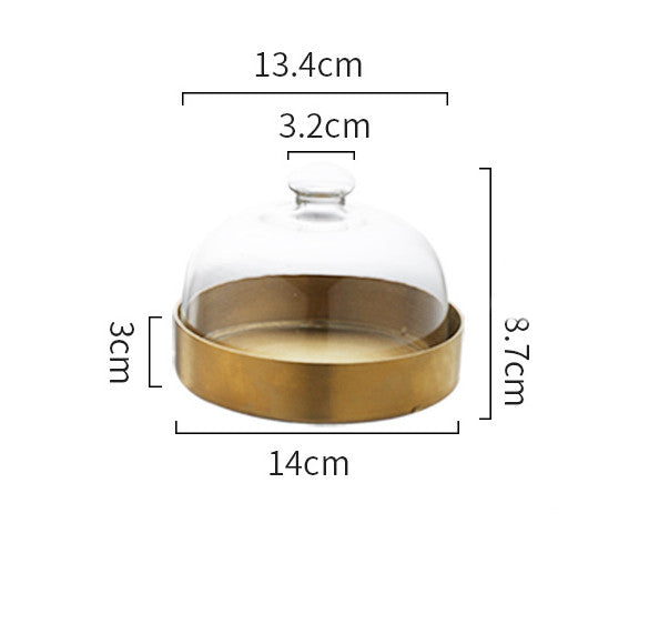 Campana de Vidrio Transparente Estilo Europeo para Tartas - Image 8