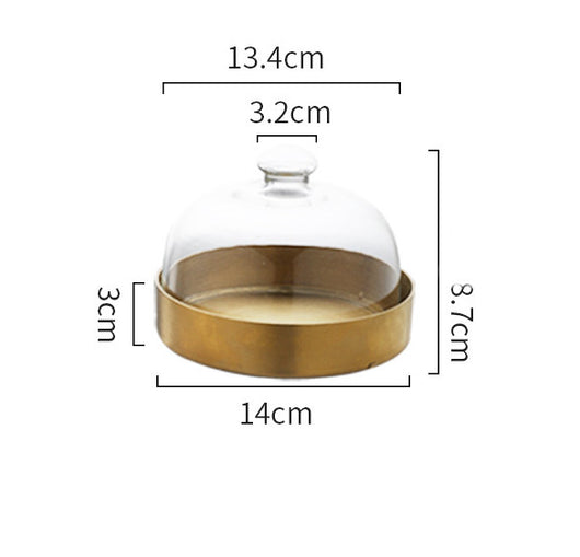 Campana de Vidrio Transparente Estilo Europeo para Tartas - Image 8