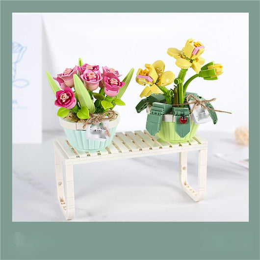 Bloques de Construcción Ramo de Flores - Puzzle Infantil Armable - Image 12