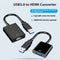 Adaptador USB a HDMI de Alta Definición en Aluminio