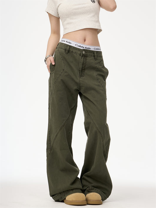 Jeans Rectos Desgastados con Estilo Deconstruido - Image 4