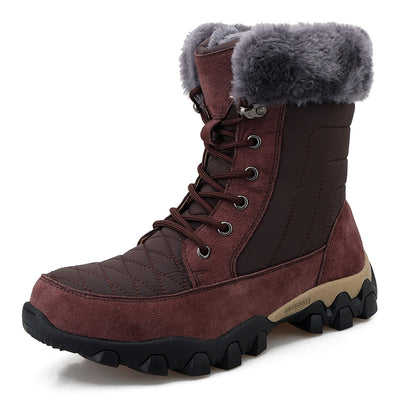 Botas de Nieve Estilo Británico con Suela Gruesa para Hombre - Image 7