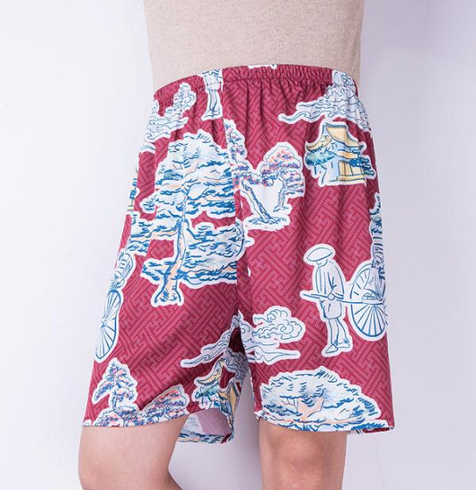 Pantalones Cortos de Seda Helada para Hombre - Shorts Sueltos Transpirables de Verano - Image 3