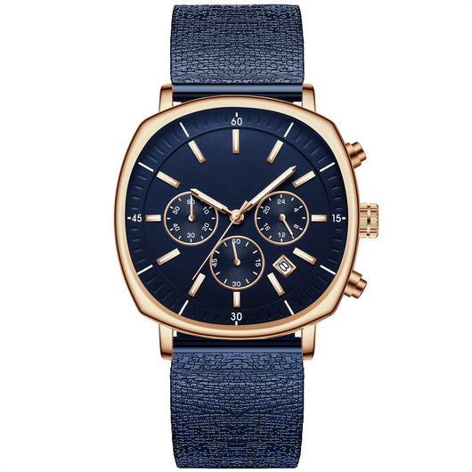 Reloj Deportivo Multifuncional con 6 Agujas, 3 Ojos y Luminoso Resistente al Agua - Image 2