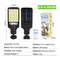 Luz Solar LED para Pared con Sensor de Movimiento para Patios y Jardines