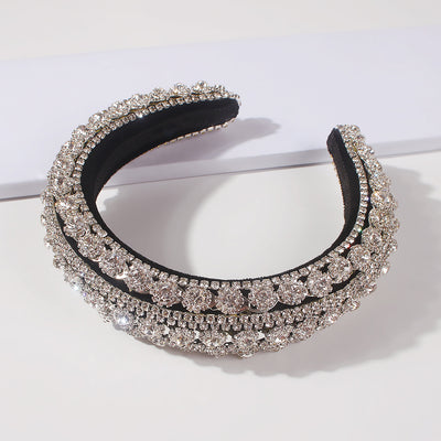 Diadema Barroca de Cristales Brillantes - Accesorio de Moda Elegante - Image 6