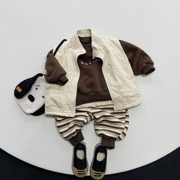 Sudadera Infantil Estilo Mori Coreano con Diseño Impreso - Unisex