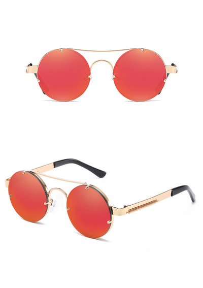 Gafas de Sol Retro Punk con Lentes de Película Color - Image 15
