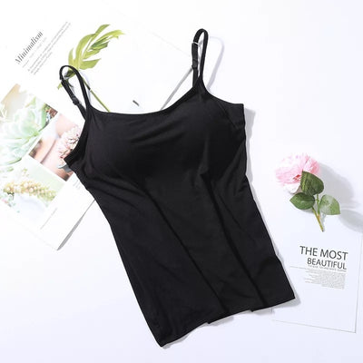 Chaleco Modal Ajustable para Mujer - Top Tubo Interior sin Sostén - Image 9