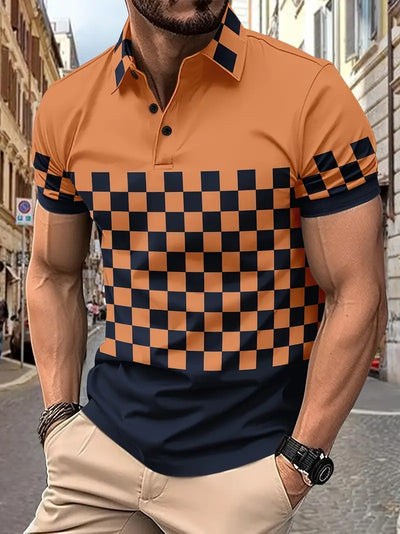 Polo Deportivo Estampado Transpirable para Hombre - Image 5