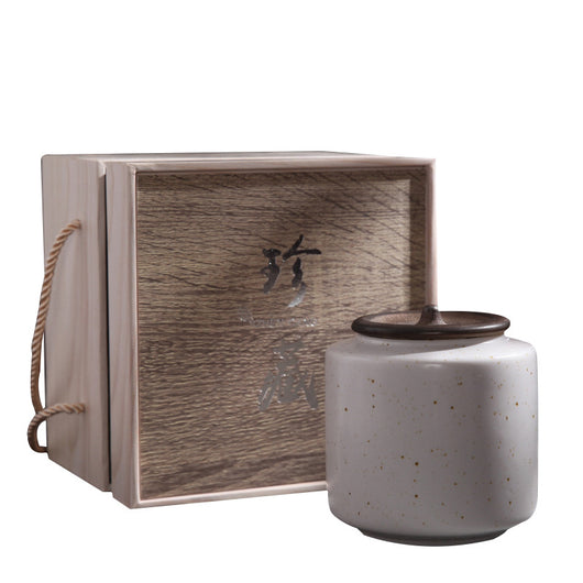 Lata de Té Cerámica Sellada Retro Tricolor Pequeña - Image 5