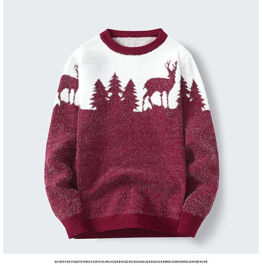 Suéter Pullover Hombre Cuello Redondo Jacquard - Image 18
