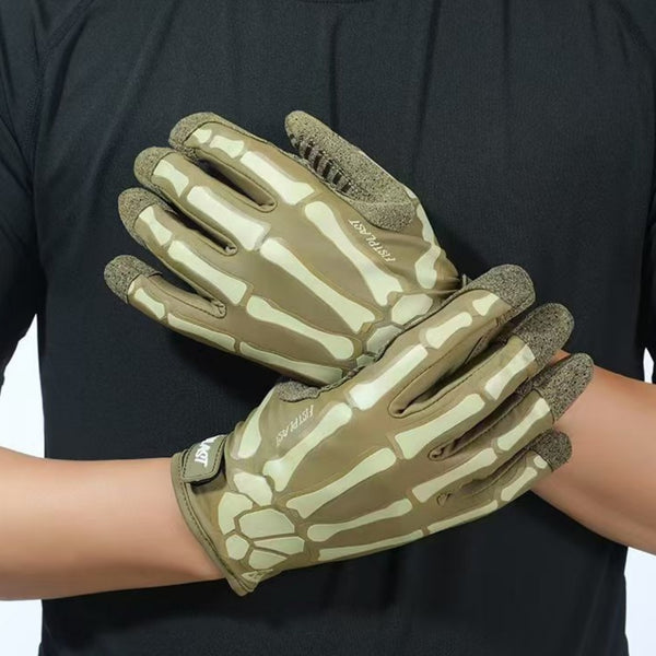 Guantes Táctiles Luminosos para Ciclismo - Antideslizantes y Resistentes
