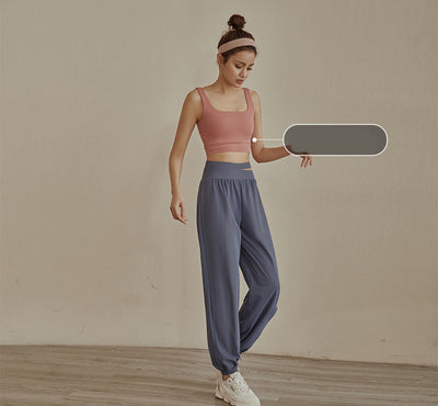 Pantalones Casuales Holgados Cintura Alta Transpirables y Secado Rápido - Image 18