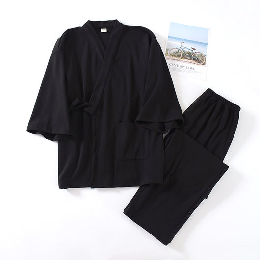 Pijama Kimono Japonés Muji para Hombre - Abrigo Térmico Premium - Image 16